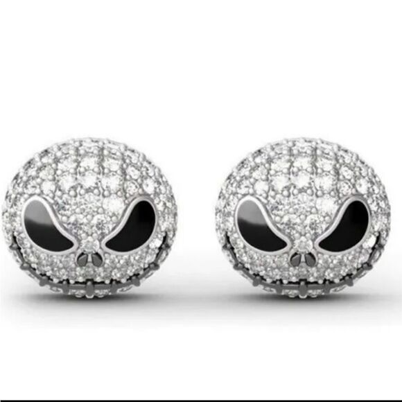 New sm JACK SKELLINGTON * NIGHTMARE BEFORE CHRISTMAS earrings - Picture 1 of 8